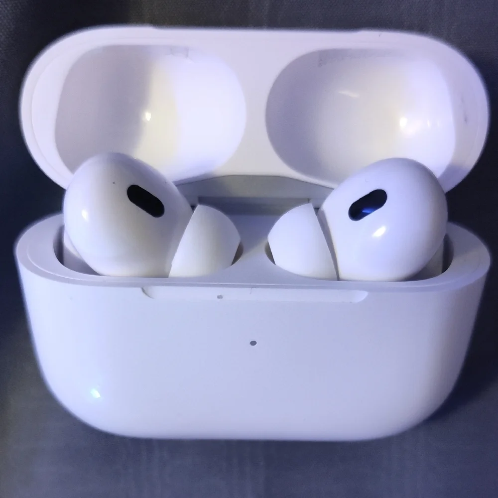 Apple 2nd Generation Pros; White Wireless Earbuds with Charging Case
